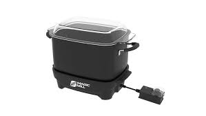 MAGIC MILL 6.5 QT SLOW COOKER WITH FLAT GLASS COVER