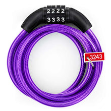 Load image into Gallery viewer, Combination Bike Lock 4 Ft
