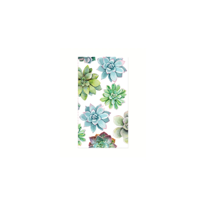 Succulent Guest Napkin 16Pk Green
