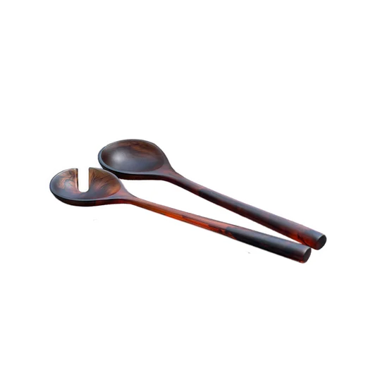 K-SSR-1-BR Brown Resin Salad Servers