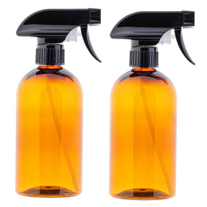 Spray Bottle 16 OZ - Ounces Amber 3.625"x2.8