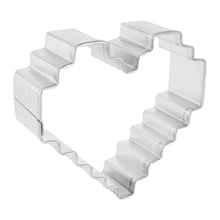 Load image into Gallery viewer, Heart Pixelated Cookie Cutter (3″)
