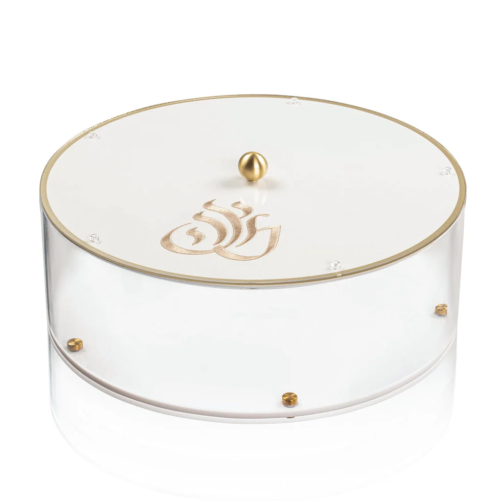 PE-MB-REG-GO Pesach Matzah Box - Regal  - Gold