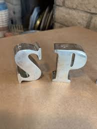 S&P salt and pepper shakers