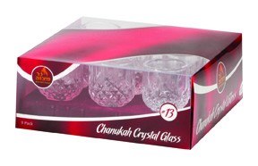 9pk. Crystal Oil Glass #13