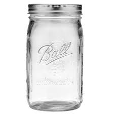 MASON JAR WIDE MOUTH 32oz