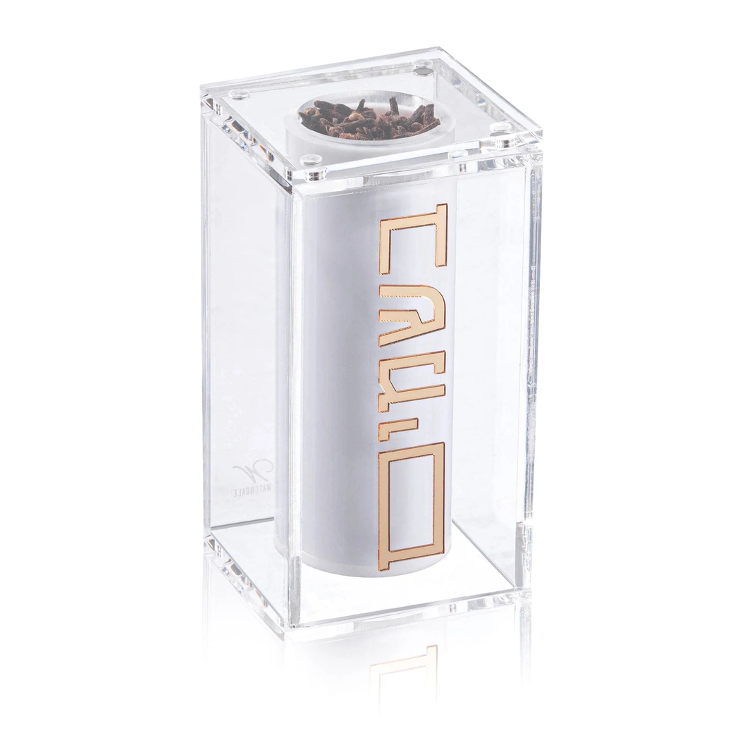 HV-BJ-SU-GO Havdalah Besomim Jar - Suspended - Gold