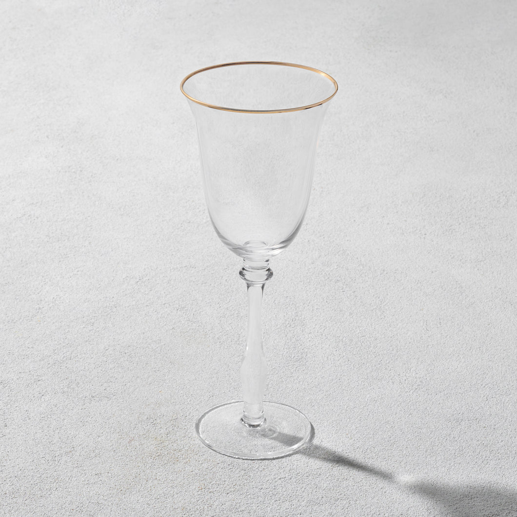 VD-5744-G Desto, Wine Glass, Gold Rim, 11.5 oz