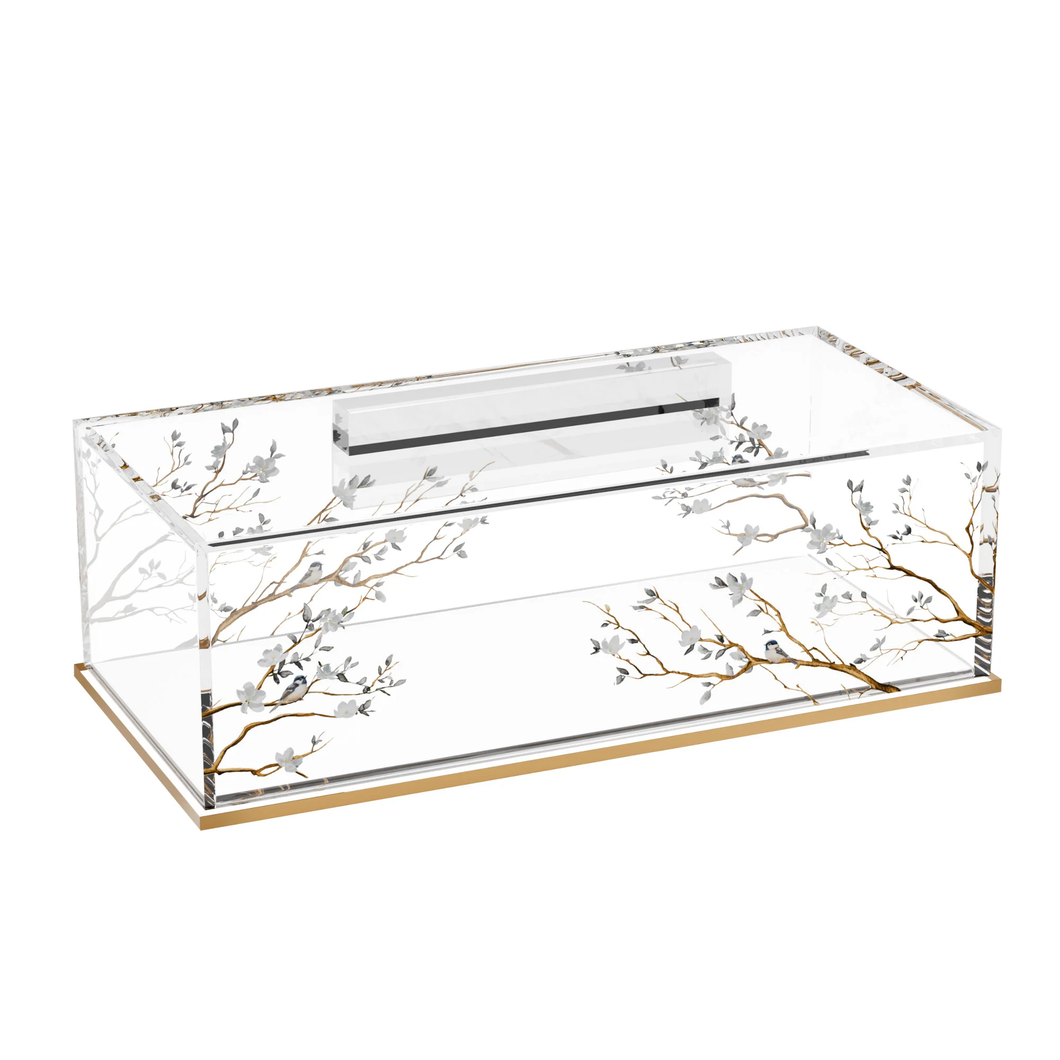 CLBB01 Botanical Blooms Cake Log Holder