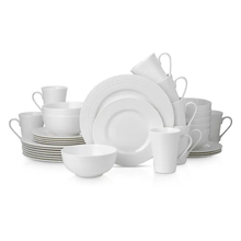 Load image into Gallery viewer, BLB0186-B020002 Eleanor Bone China Dinnerware Set - White
