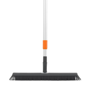 16" Slim Silicone Broom with Telescoping Handle