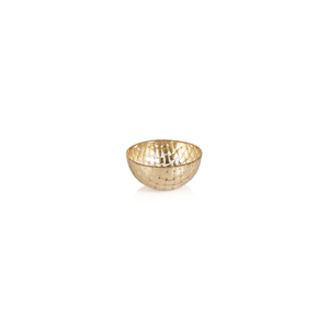 TK-223 Braided Glass Bowl - Gold - 4.25 in