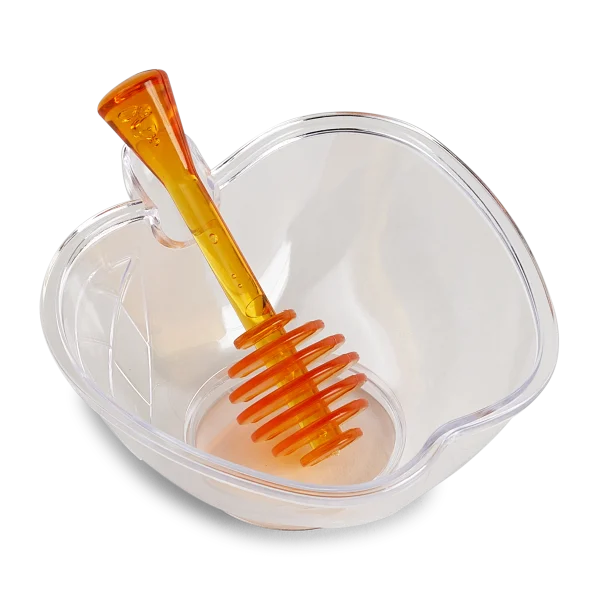 21647 Plastic Honey dish with spoon