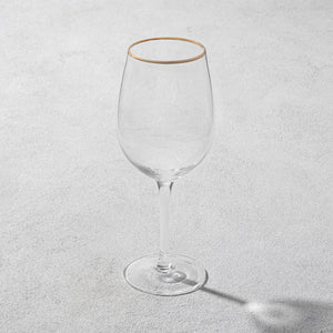 VD-5733-G Napa, Wine Glass, Gold Rim, 16 oz
