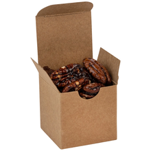 Load image into Gallery viewer, Cube Kraft Gift Tuck Top Boxes 24 Pack 2X2X2
