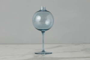 GMC104EZ9 Denim Wine Glass Vase, Medium