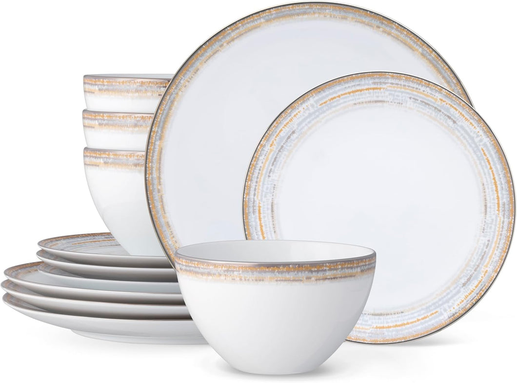 Noritake Raylan Dinnerware Service For 4