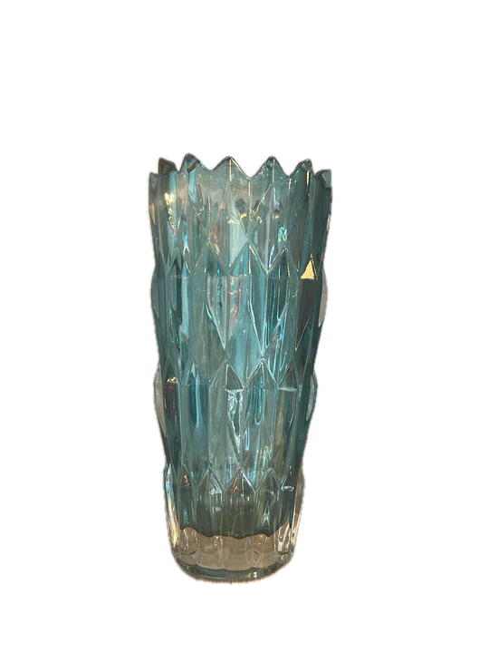 Fascet Crystal Vase