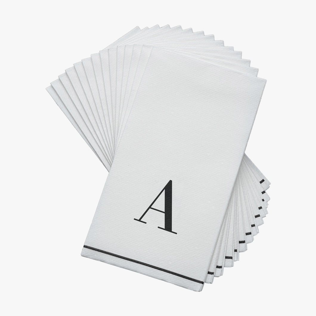 14 PK White and  Guest Paper Napkins  -
