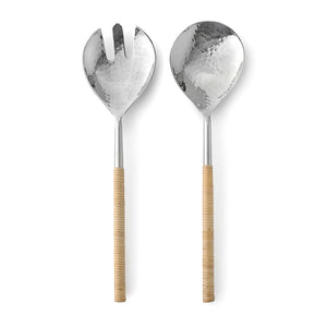 51176 • Crown&ivy S/2 Rattan Servers