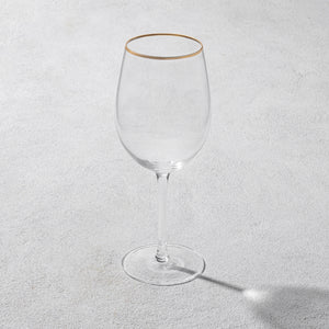 VD-5734-G Napa, Wine Glass, Gold Rim, 19.5 oz