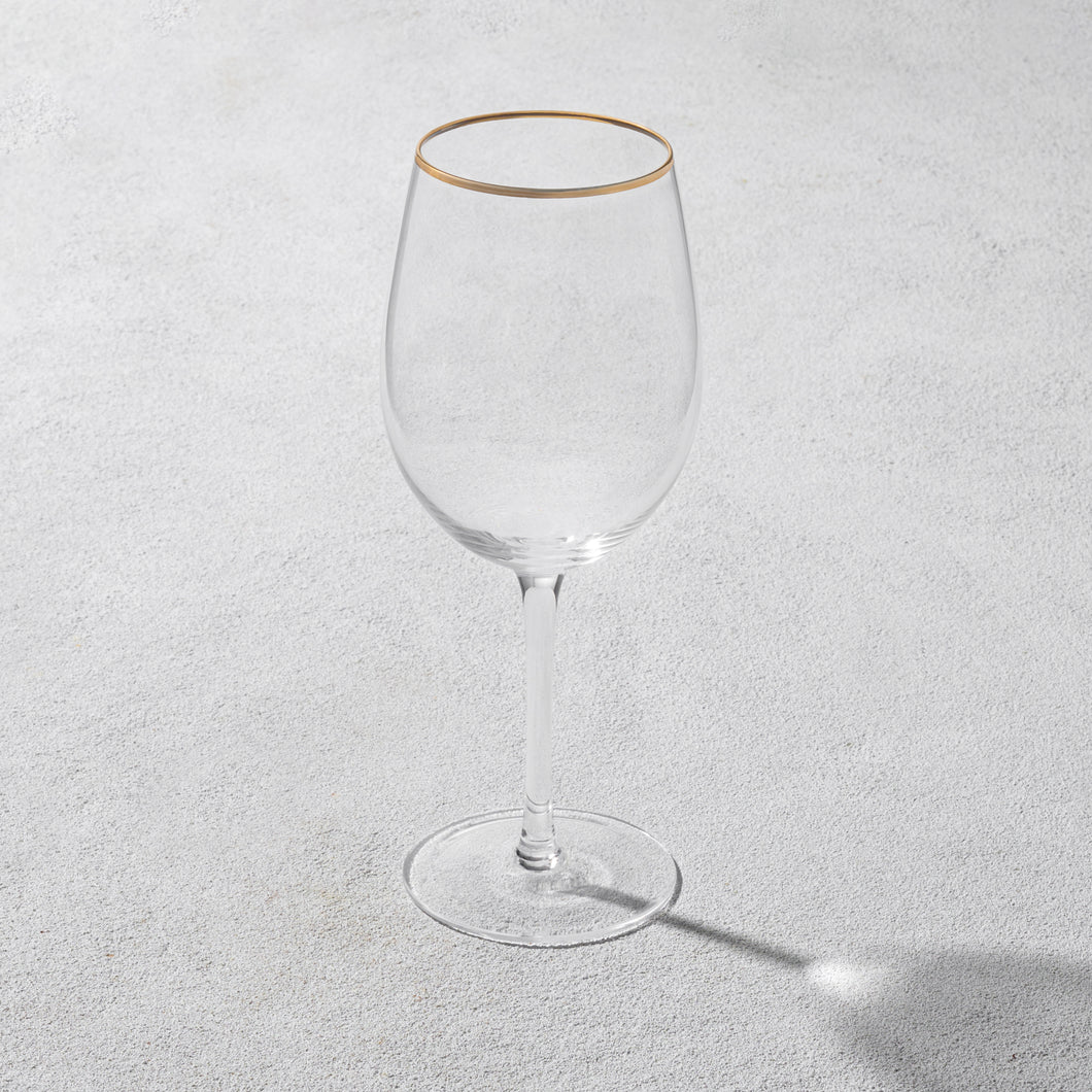 VD-5734-G Napa, Wine Glass, Gold Rim, 19.5 oz
