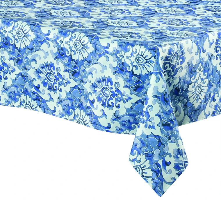 Monaco Blue Tablecloth