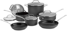Load image into Gallery viewer, Cuisinart 11-Piece Cookware Set, Black, Chef&#39;s Classic Nonstick Hard Anodized,
