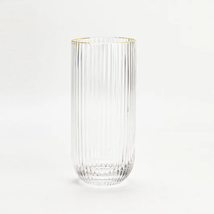 K-GCTT-01-GD Rounded Base Glasses 6pk Gold