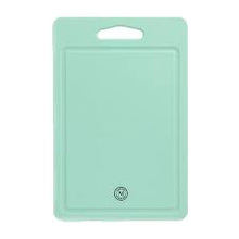 Load image into Gallery viewer, Martha Stewart Everyday 18x13 Inch Plastic Cutting Board in Blue
