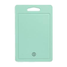 Martha Stewart Everyday 18x13 Inch Plastic Cutting Board in Blue