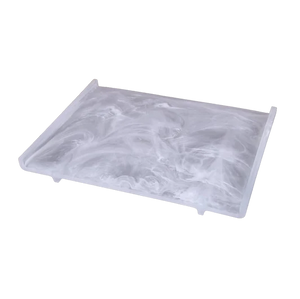 K-TRR-1-WHT Resin Swirl Challah Board