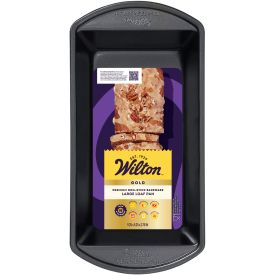 Wilton Gold Non-Stick Bakeware Large Loaf Pan, 9.25x5.25 Inch