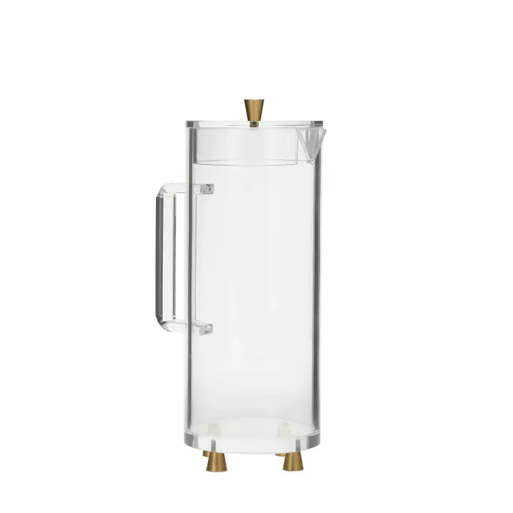 Acrylic Pitcher with Sealed Lid 48oz Gold