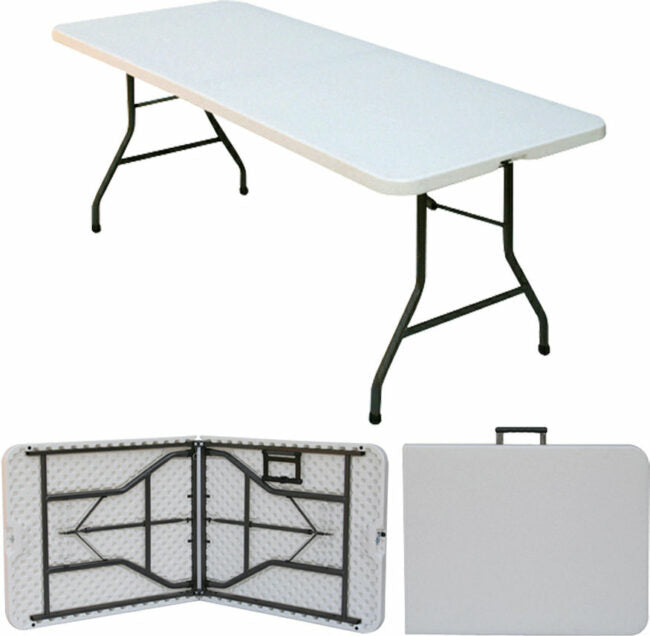 TABLE/FOLD IN HALF-PLASTIC 30x96