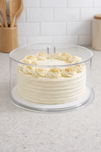 Load image into Gallery viewer, TAJ Designs Acrylic 11 Inch Round Cake Dome Clear

