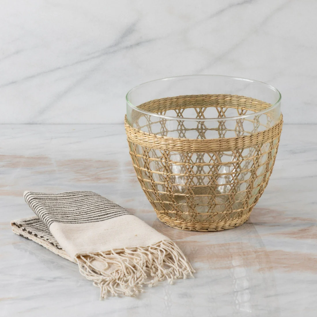 6880-T8541 Seagrass Cage Medium Bowl