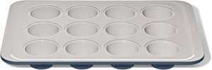 OXO Good Grips Non-Stick Pro Ceramic Coated Metal Bakeware 12 Cup Muffin Pan – Storm Blue