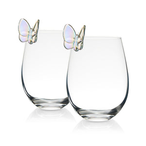 29960 • Butterfly Stemless S/2 Luster