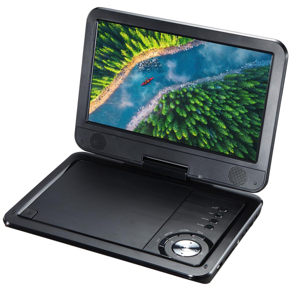 Impecca 10.1-inch 270° Swivel Screen Portable DVD Player - Black