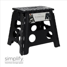 Load image into Gallery viewer, Folding Step Stool Basic Dots 13 IN.
