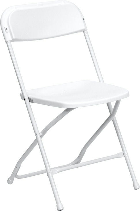 CHAIR/FOLDING PLASTIC THIN WHITE