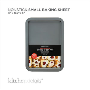RECTANGULAR TRAY (S) 0.5MM 15x10.7x0.62in Grey Metalic
