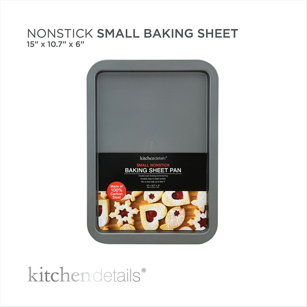 RECTANGULAR TRAY (S) 0.5MM 15x10.7x0.62in Grey Metalic