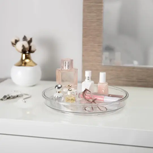 Load image into Gallery viewer, Clear Rotating Lazy Susan Organizer – 9.4"
