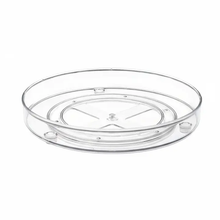 Load image into Gallery viewer, Clear Rotating Lazy Susan Organizer – 10.5"

