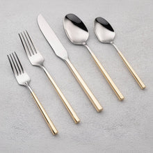 Load image into Gallery viewer, TAJ-FW-101 TAJ Hex Ombre Flatware Service For 4 Dishwasher Safe
