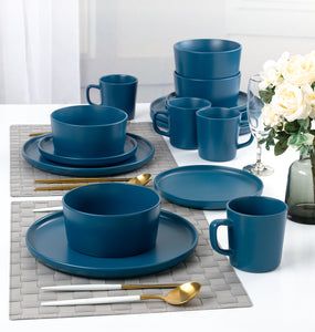 LH553 DINNERWARE EDGE SHAPE BLUE
