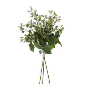 19 Inch White Berry & Herb Bundle (3 Stem)