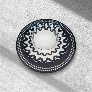 Arabesque Scallop Dinnerwares Service For 4